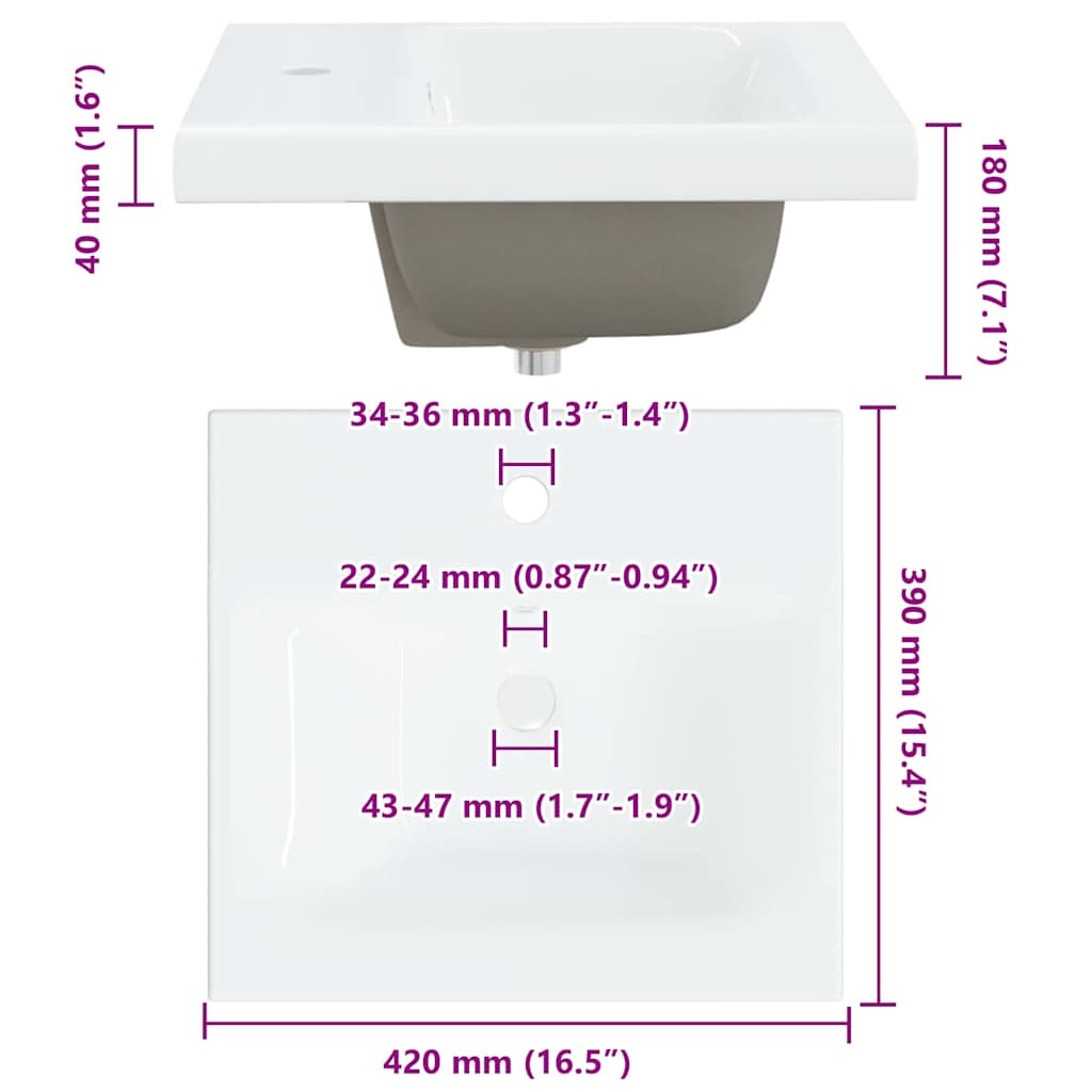 Waschbeckenschrank mit Schubladen Altholz 41 x 38,5 x 48 cm