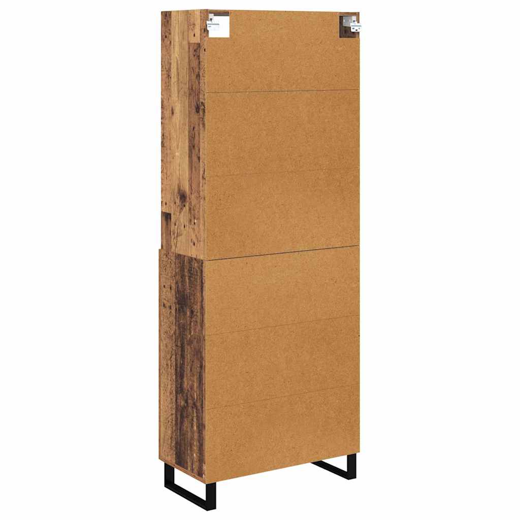 Highboard 2 stk. Altholz 69,5 x 34 x 180 cm