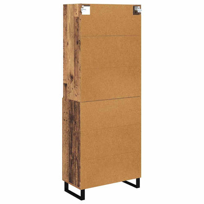 Highboard 2 stk. Altholz 69,5 x 34 x 180 cm
