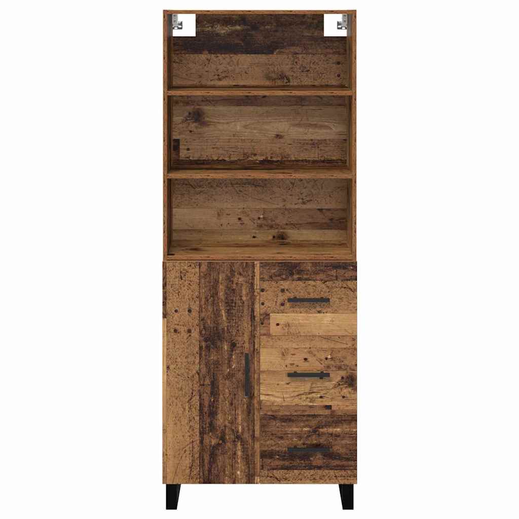 Highboard 2 stk. Altholz 69,5 x 34 x 180 cm