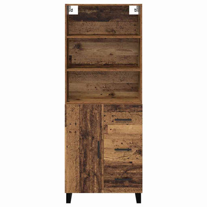 Highboard 2 stk. Altholz 69,5 x 34 x 180 cm