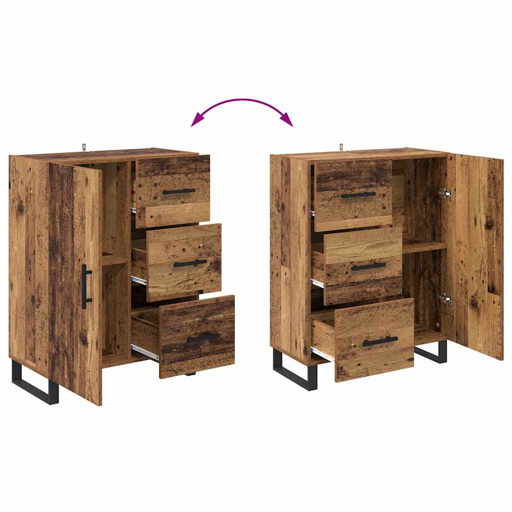 Highboard 2 stk. Altholz 69,5 x 34 x 180 cm
