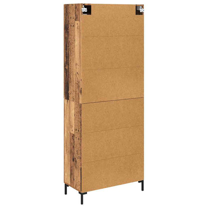 Highboard 2 stk. Altholz 69,5 x 34 x 180 cm Holzwerkstoff