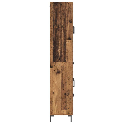 Highboard 2 stk. Altholz 69,5 x 34 x 180 cm Holzwerkstoff