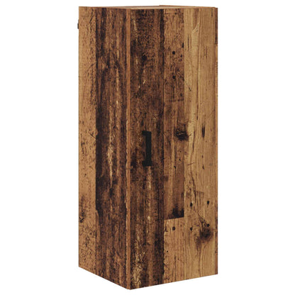 Highboard Altholz 34,5 x 34 x 180 cm Holzwerkstoff