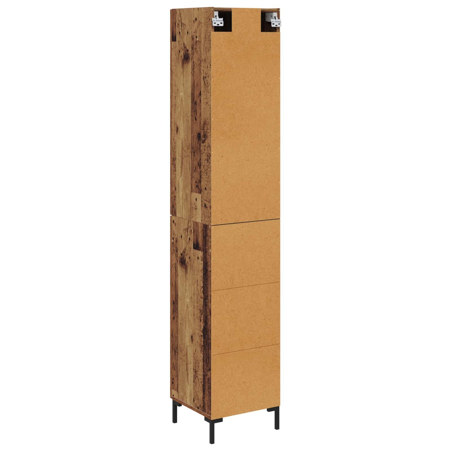 Highboard Altholz 34,5 x 34 x 180 cm Holzwerkstoff