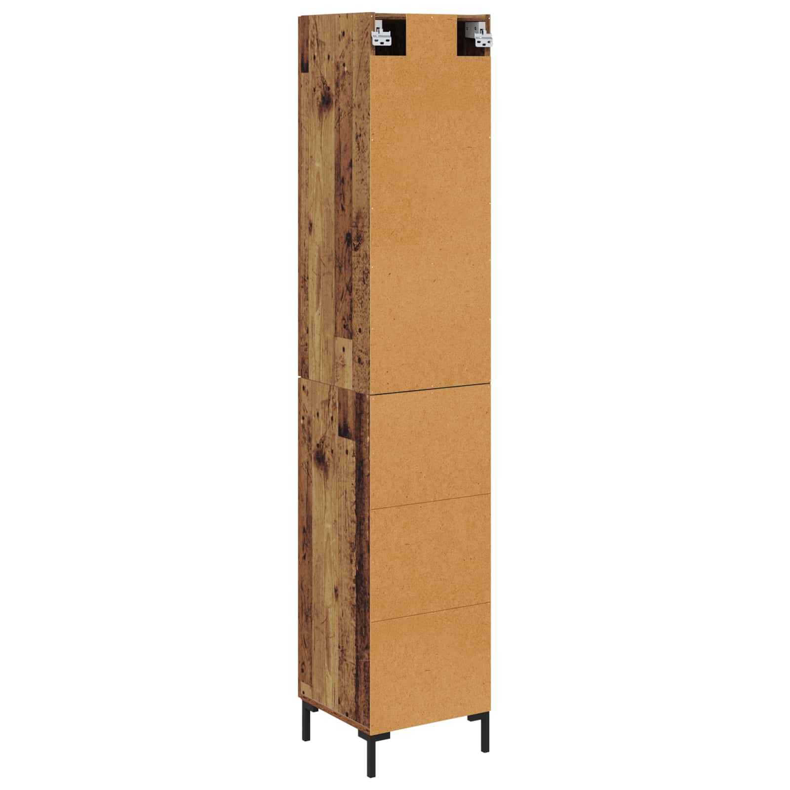 Highboard Altholz 34,5 x 34 x 180 cm Holzwerkstoff