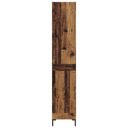 Highboard Altholz 34,5 x 34 x 180 cm Holzwerkstoff