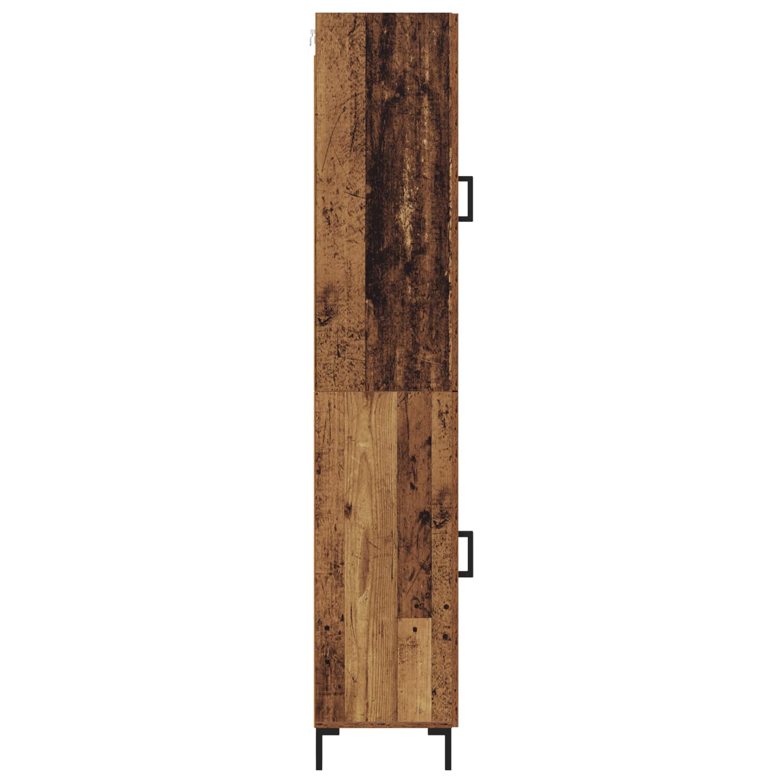 Highboard Altholz 34,5 x 34 x 180 cm Holzwerkstoff