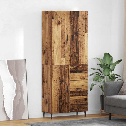 Highboard 2 stk. Altholz 69,5 x 34 x 180 cm Holzwerkstoff
