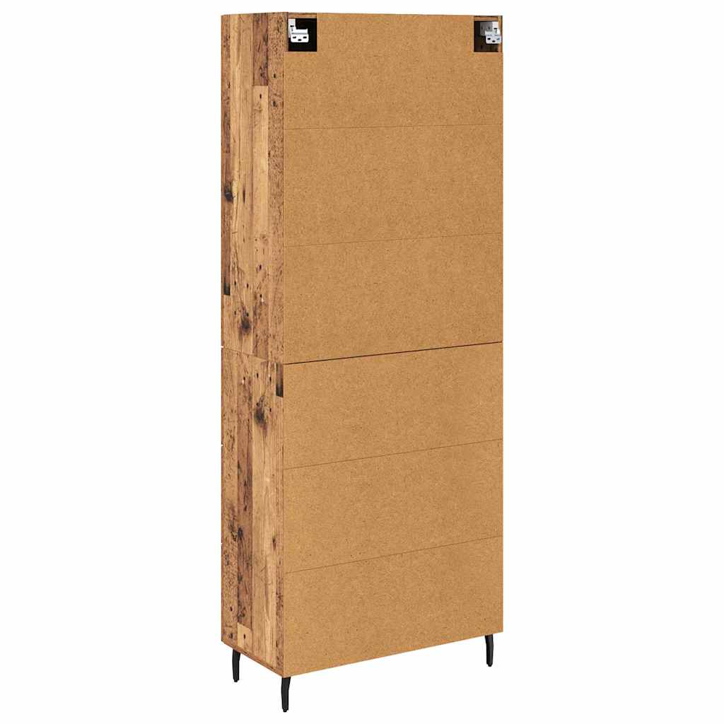 Highboard 2 stk. Altholz 69,5 x 34 x 180 cm Holzwerkstoff