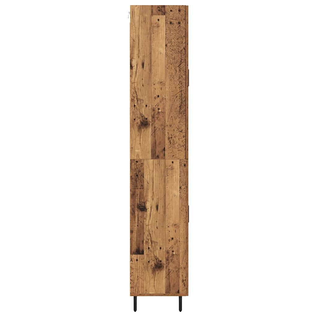 Highboard 2 stk. Altholz 69,5 x 34 x 180 cm Holzwerkstoff