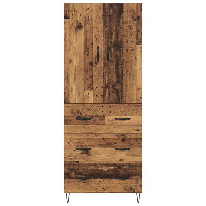 Highboard 2 stk. Altholz 69,5 x 34 x 180 cm Holzwerkstoff