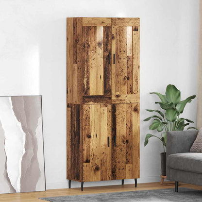 Highboard 2 stk. Altholz 69,5 x 34 x 180 cm Holzwerkstoff