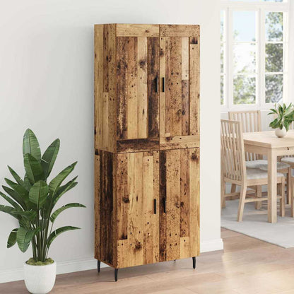 Highboard 2 stk. Altholz 69,5 x 34 x 180 cm Holzwerkstoff
