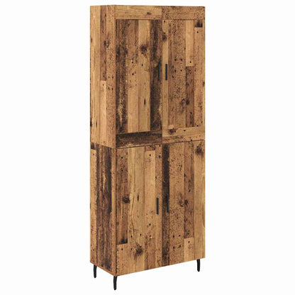 Highboard 2 stk. Altholz 69,5 x 34 x 180 cm Holzwerkstoff