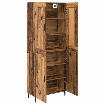 Highboard 2 stk. Altholz 69,5 x 34 x 180 cm Holzwerkstoff