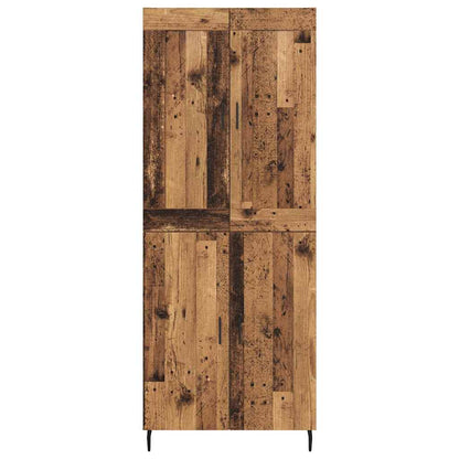 Highboard 2 stk. Altholz 69,5 x 34 x 180 cm Holzwerkstoff