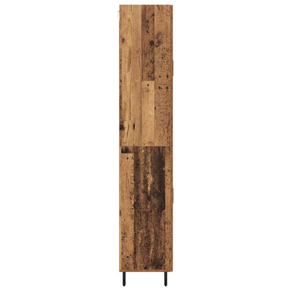 Highboard 2 stk. Altholz 69,5 x 34 x 180 cm Holzwerkstoff