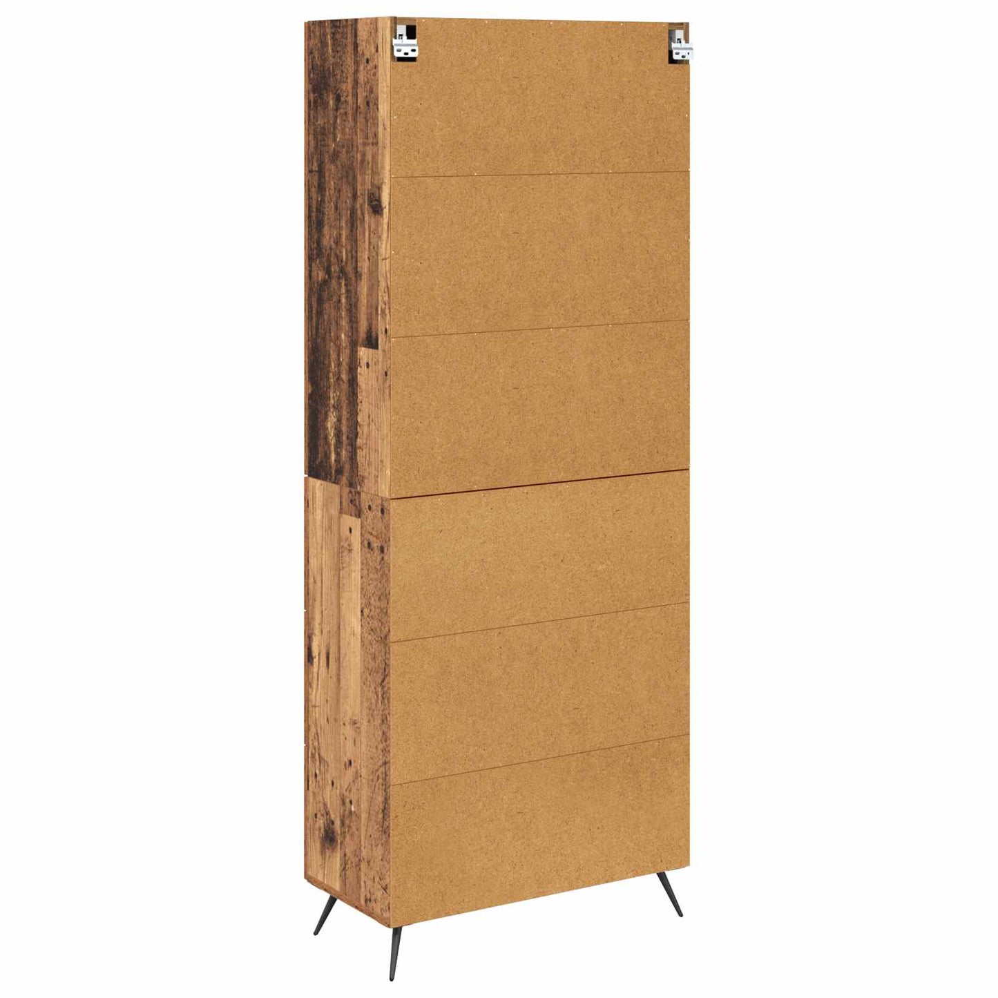 Highboard Altholz 69,5 x 34 x 180 cm Holzwerkstoff
