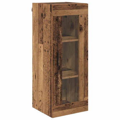 Highboard Altholz 34,5 x 34 x 180 cm Holzwerkstoff
