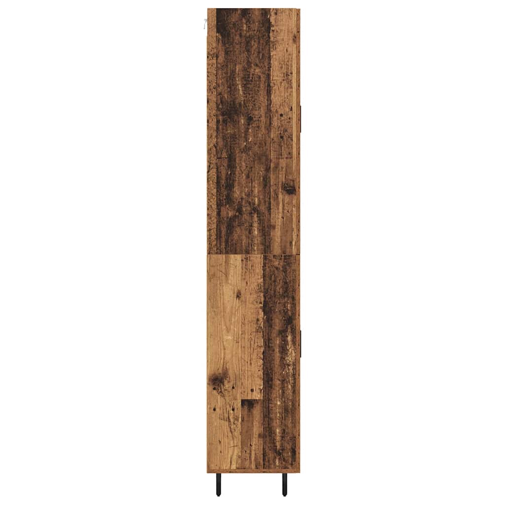 Highboard 2 stk. Altholz 69,5 x 34 x 180 cm Holzwerkstoff