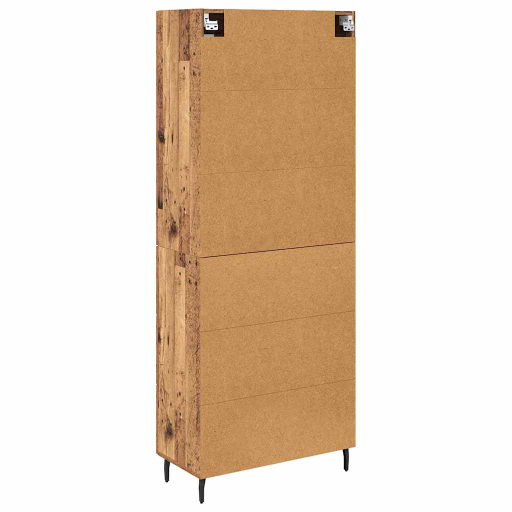 Highboard 2 stk. Altholz 69,5 x 34 x 180 cm Holzwerkstoff