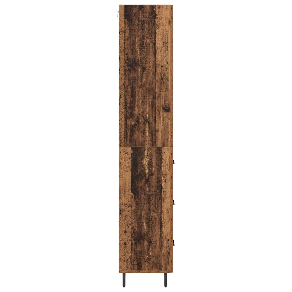Highboard 2 stk. Altholz 69,5 x 34 x 180 cm Holzwerkstoff