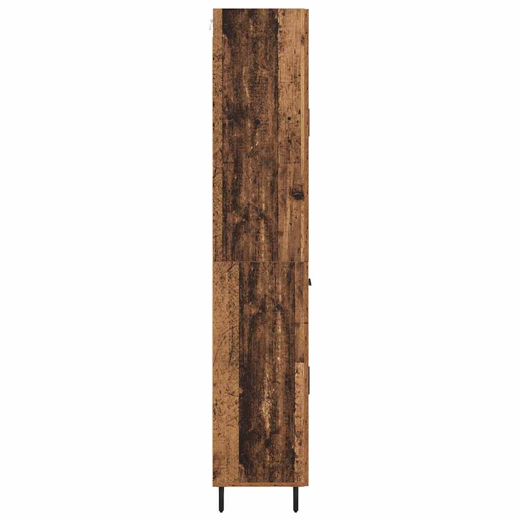Highboard 2 stk. Altholz 69,5 x 34 x 180 cm Holzwerkstoff