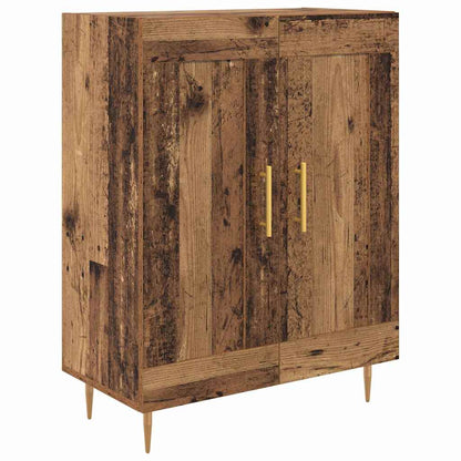 Highboard Altholz 69,5 x 34 x 180 cm Holzwerkstoff