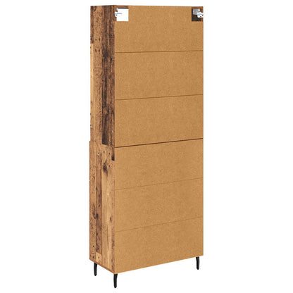 Highboard 2 stk. Altholz 69,5 x 32,5 x 180 cm Holzwerkstoff