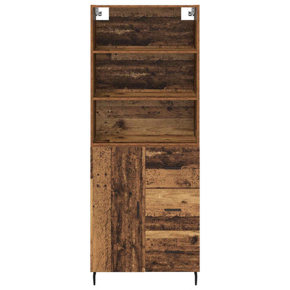 Highboard 2 stk. Altholz 69,5 x 32,5 x 180 cm Holzwerkstoff