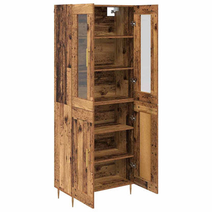 Highboard 2 stk. Altholz 69,5 x 34 x 180 cm Holzwerkstoff