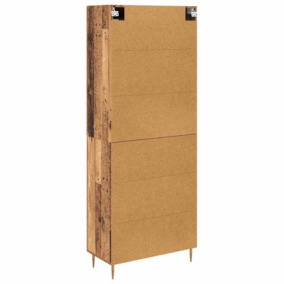 Highboard 2 stk. Altholz 69,5 x 34 x 180 cm Holzwerkstoff
