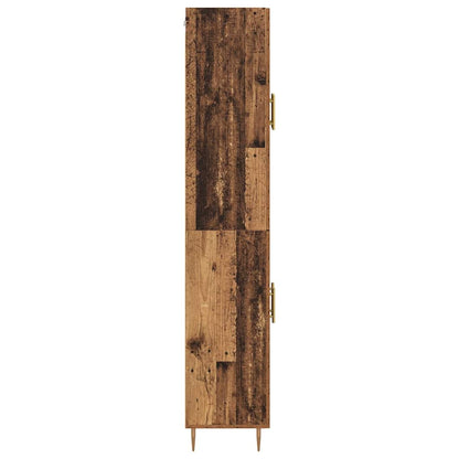Highboard 2 stk. Altholz 69,5 x 34 x 180 cm Holzwerkstoff