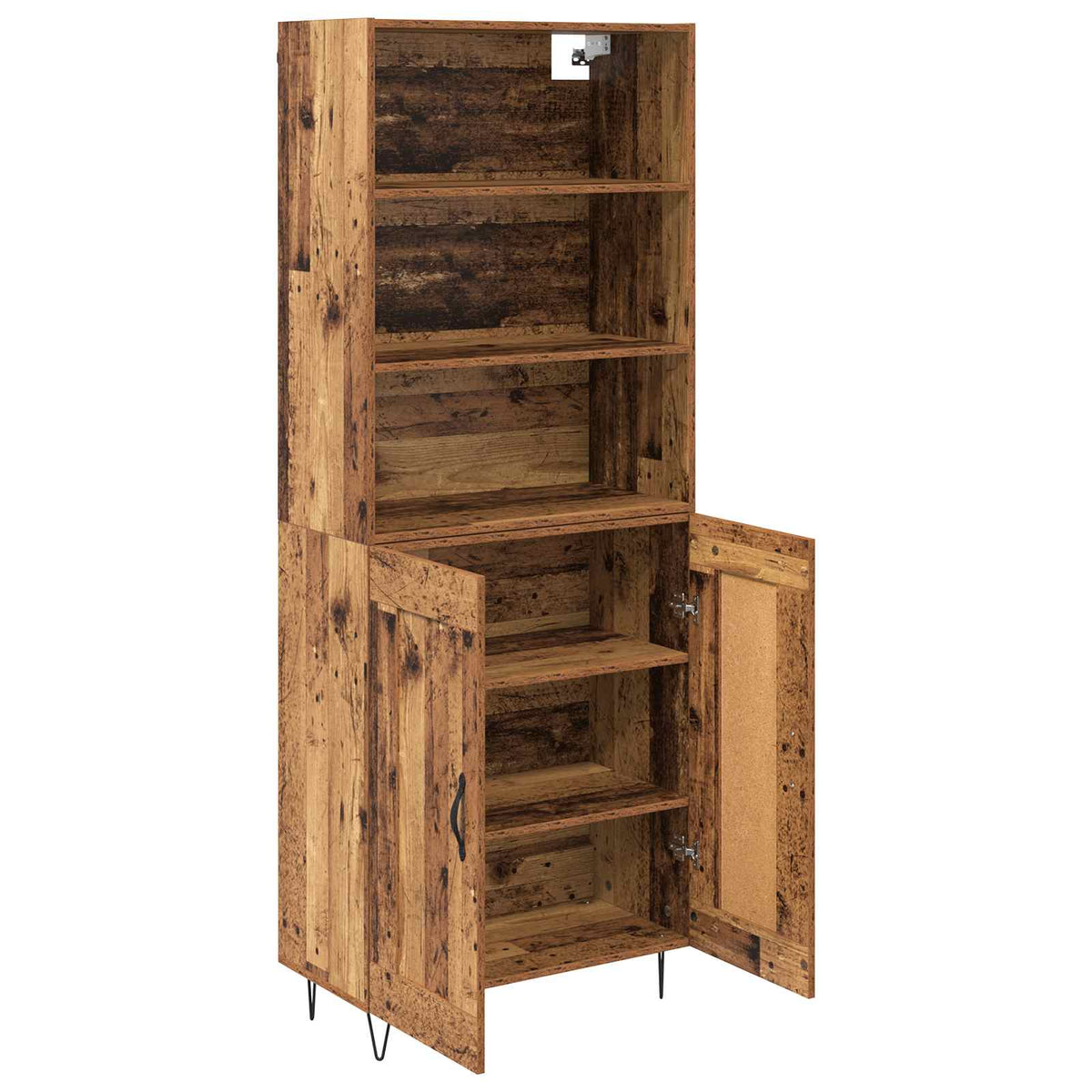 Highboard 2 stk. Altholz 69,5 x 34 x 180 cm