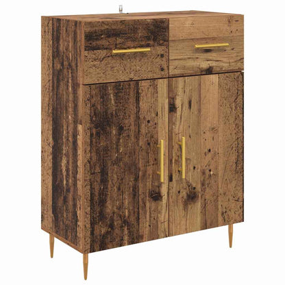 Highboard 2 stk. Altholz 69,5 x 34 x 180 cm Holzwerkstoff