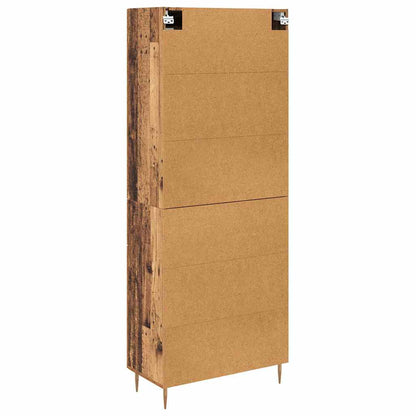 Highboard 2 stk. Altholz 69,5 x 34 x 180 cm Holzwerkstoff