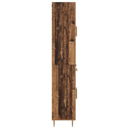 Highboard 2 stk. Altholz 69,5 x 34 x 180 cm Holzwerkstoff