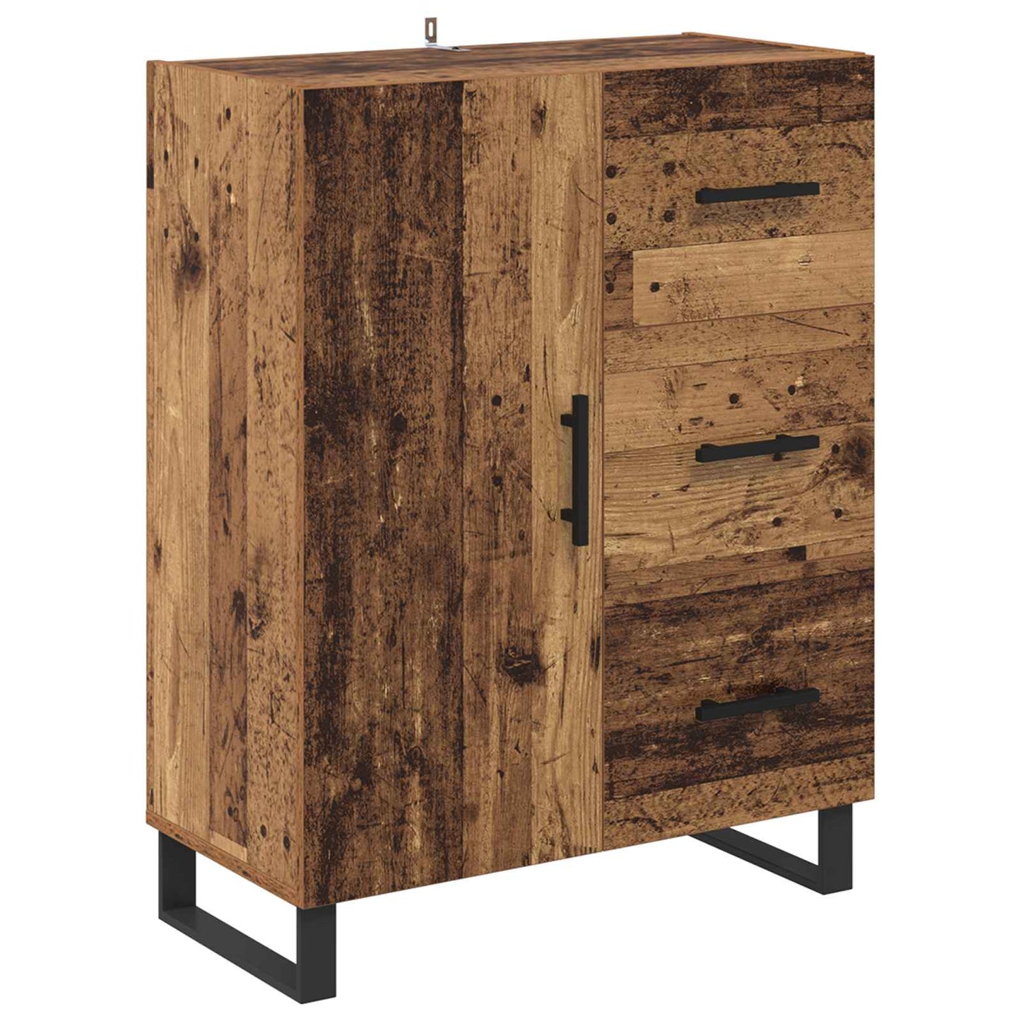 Highboard 2 Stk. Altholz 69,5 x 34 x 180 cm
