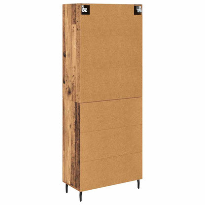 Highboard 2 stk. Altholz 69,5 x 34 x 180 cm Holzwerkstoff