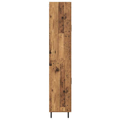 Highboard 2 stk. Altholz 69,5 x 34 x 180 cm Holzwerkstoff