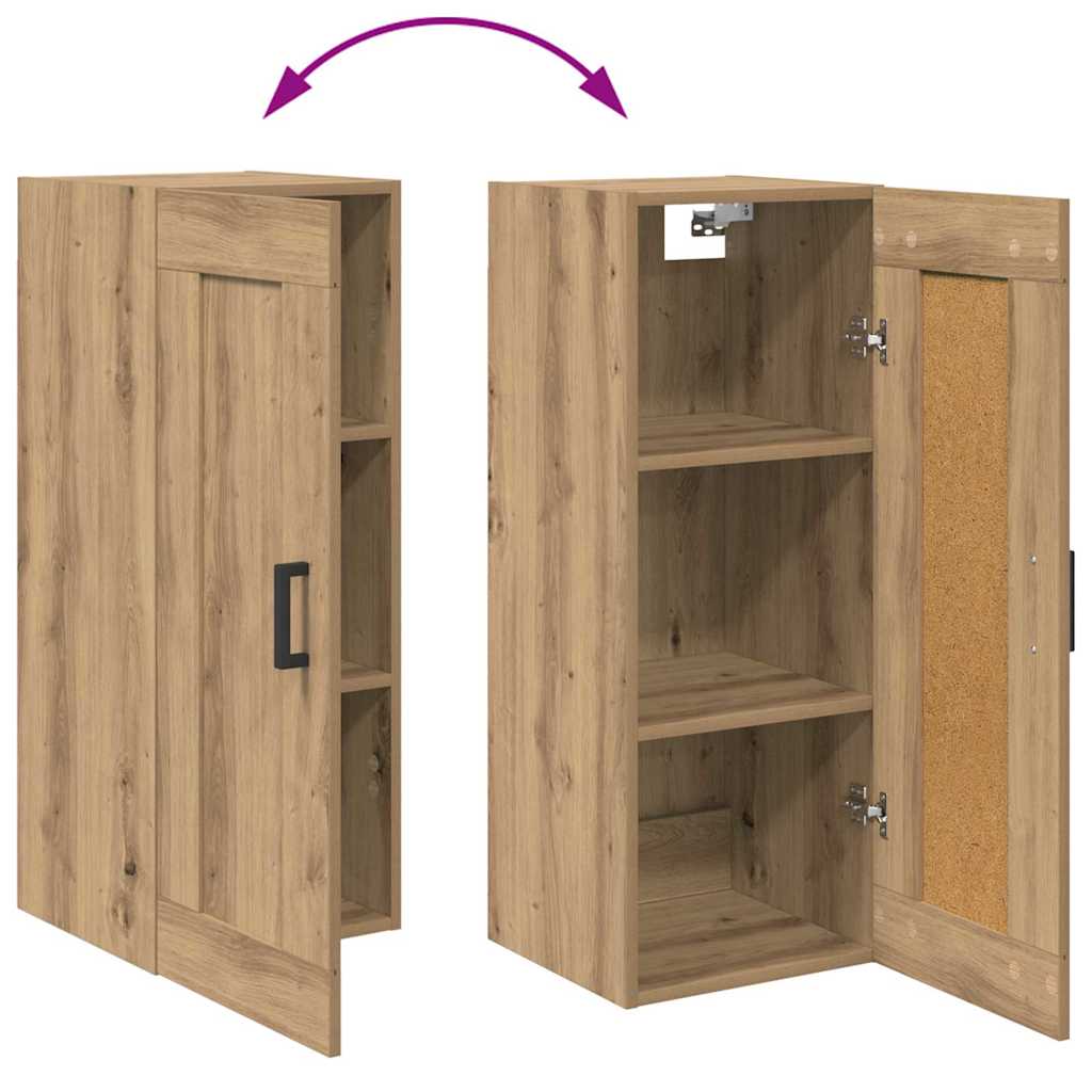 Highboard Artisan-Eiche 34,5 x 34 x 180 cm Holzwerkstoff