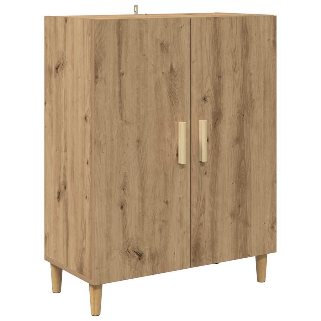 Highboard Artisan-Eiche 69,5 x 32,5 x 180 cm Holzwerkstoff