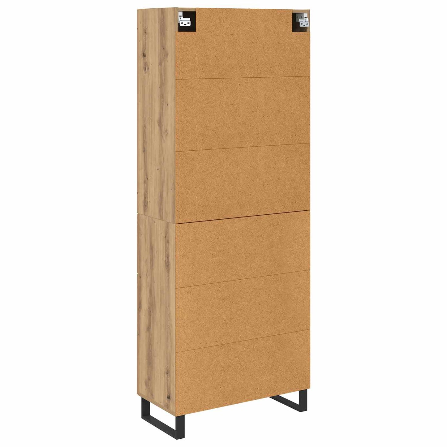 Highboard 2 pcs Artisan-Eiche 69,5 x 34 x 180 cm Holzwerkstoff