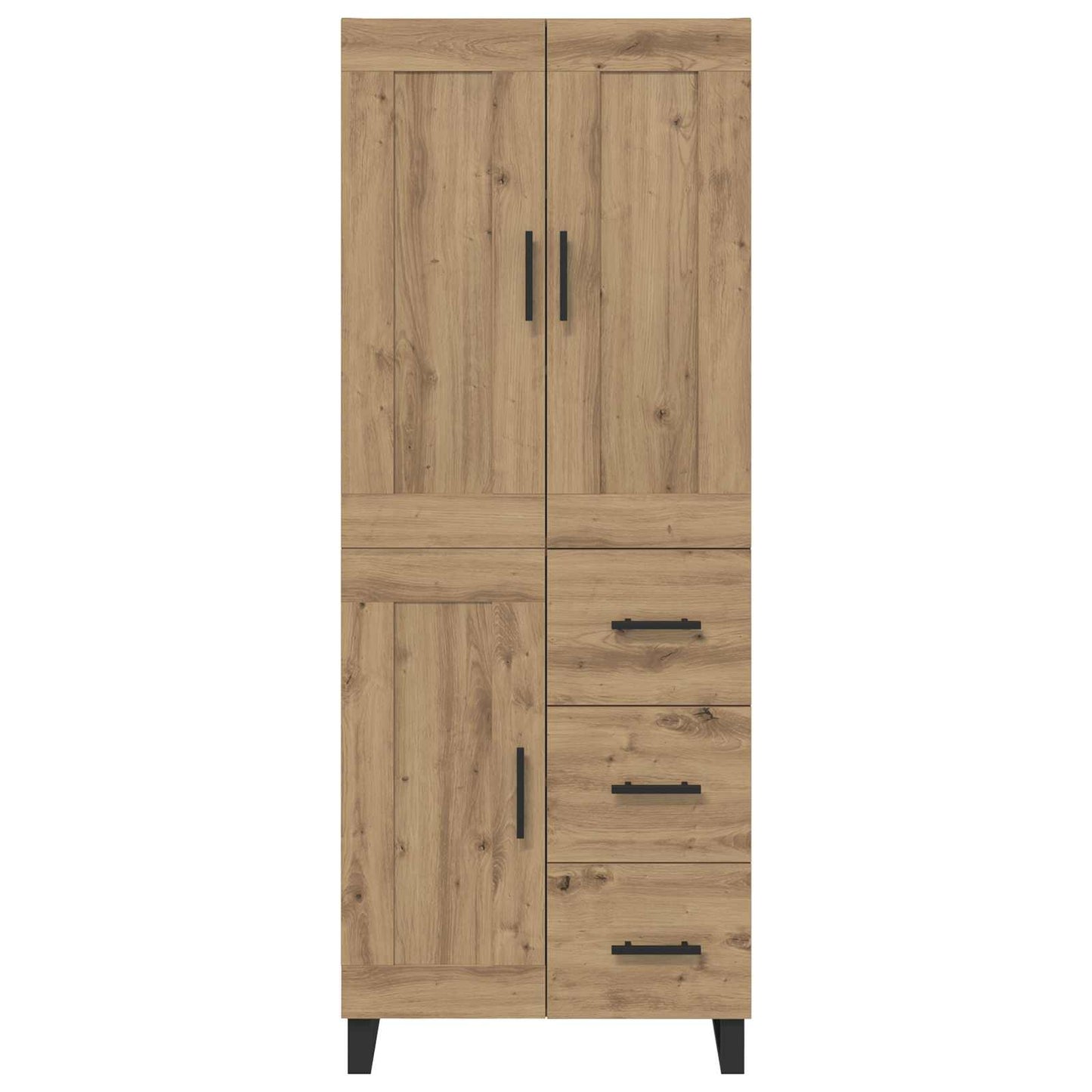 Highboard 2 pcs Artisan-Eiche 69,5 x 34 x 180 cm Holzwerkstoff