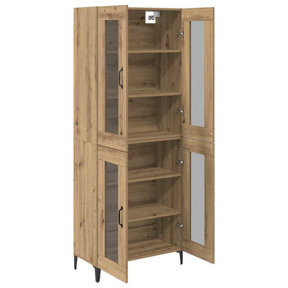 Highboard Artisan-Eiche 69,5 x 34 x 180 cm Holzwerkstoff