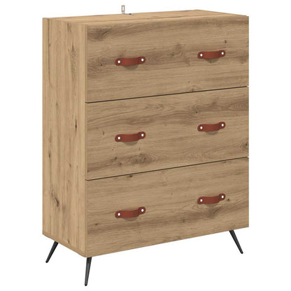 Highboard-Schrank mit Regal 2 stk. Artisan-Eiche Holzwerkstoff