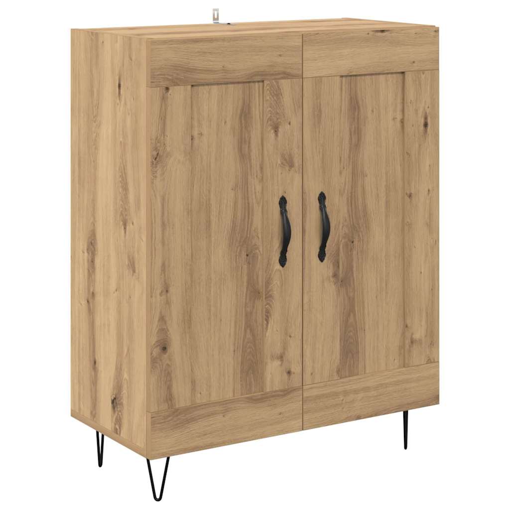 Highboard Artisan-Eiche 69,5 x 34 x 180 cm Holzwerkstoff