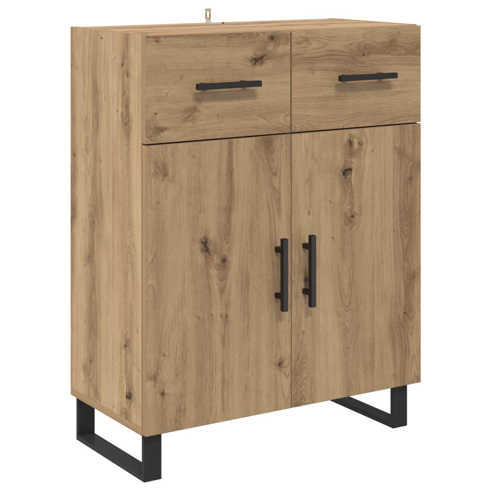 Highboard 2 stk. Artisan-Eiche 69,5 x 34 x 180 cm